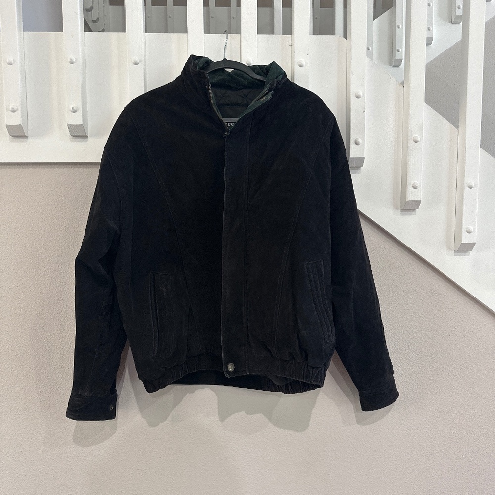 Genuine leather men jacket by Free Fall